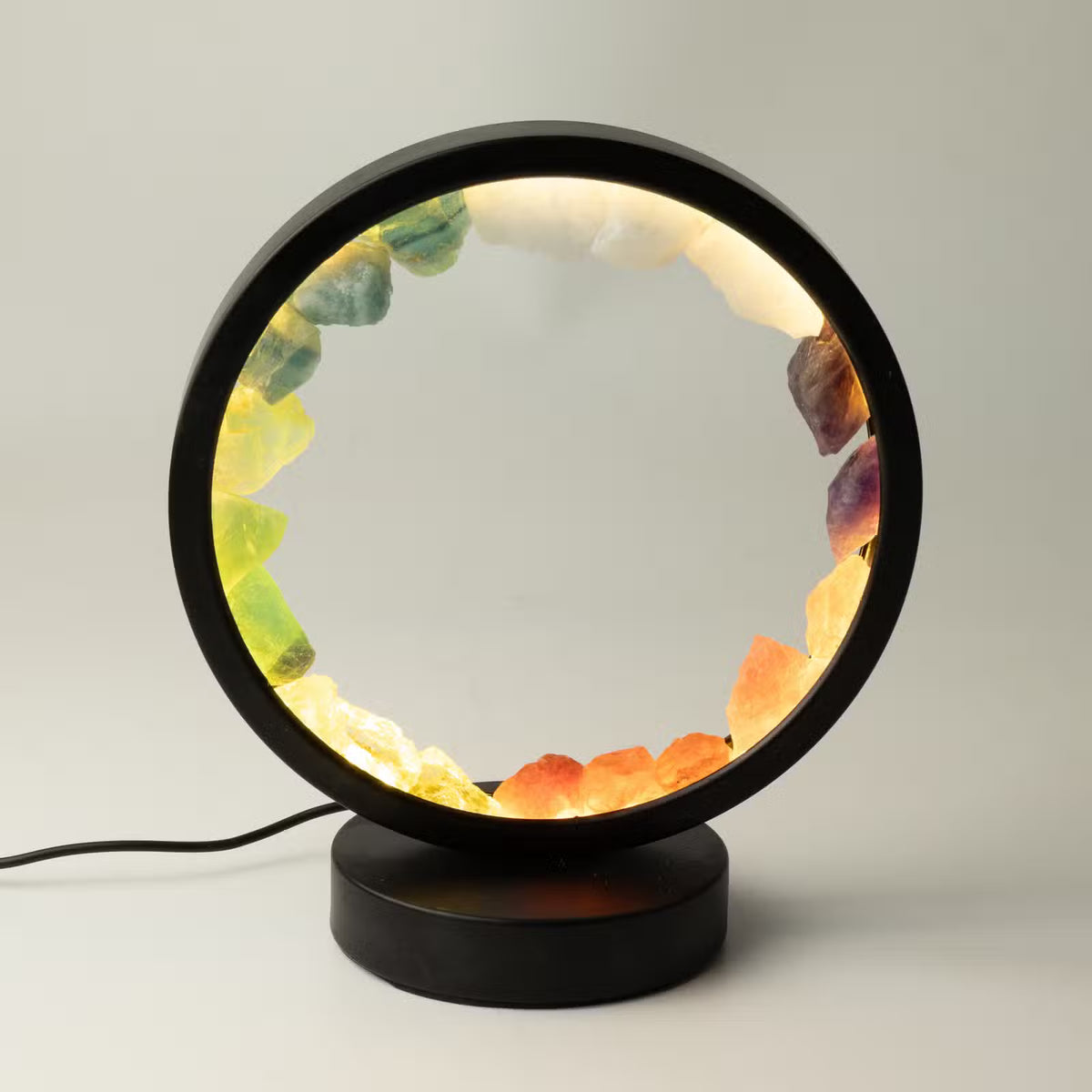 Crystal Halo Lamp - 7 Chakras