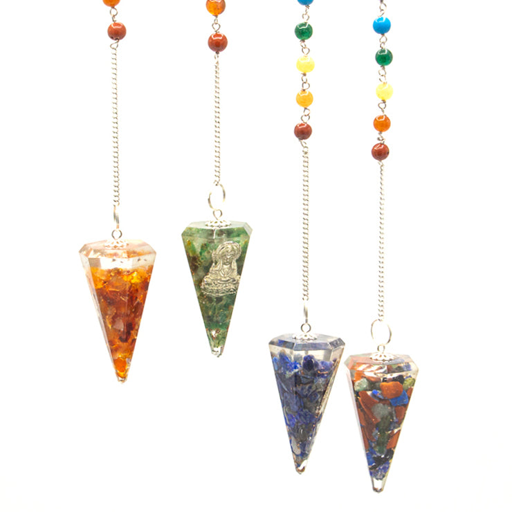 Orgonite Buddha Chakra Pendulum