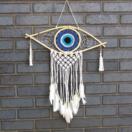 Protection Evil Eye Macrame Dream Catcher