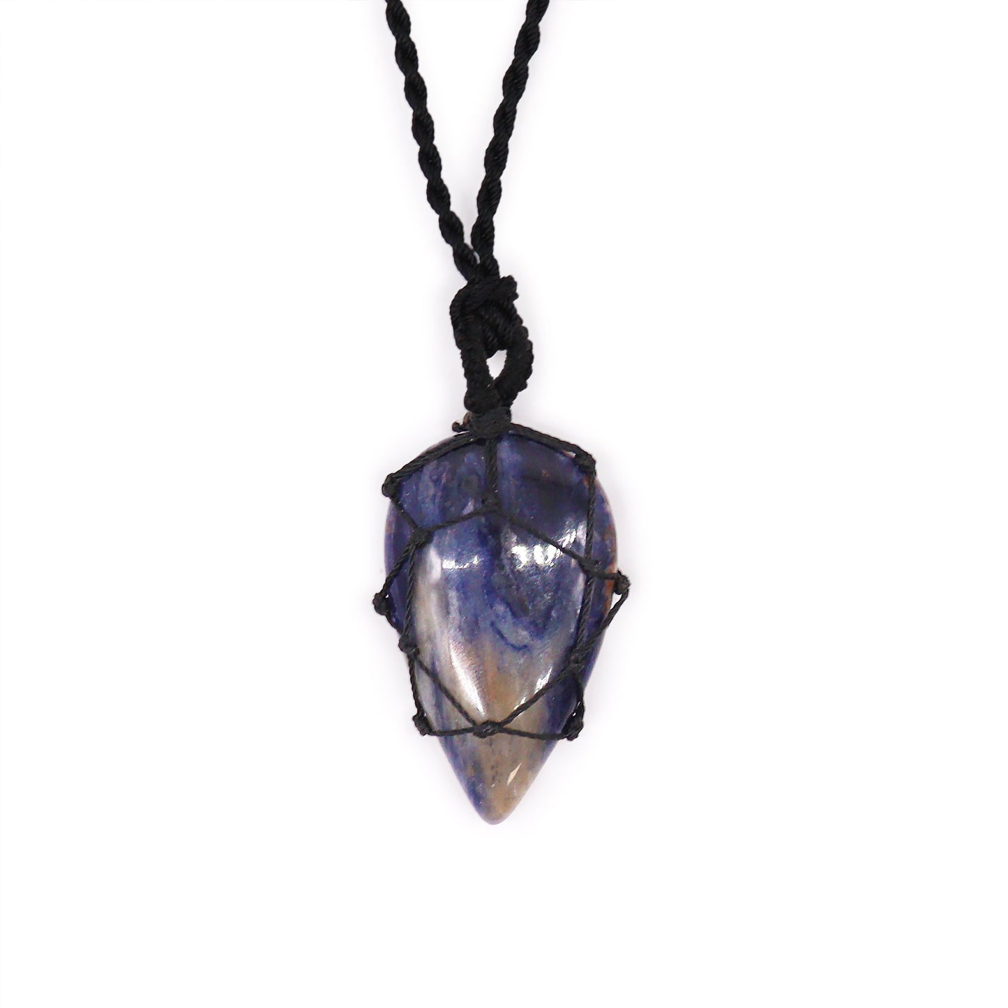 Teardrop Lace Crystal Necklace