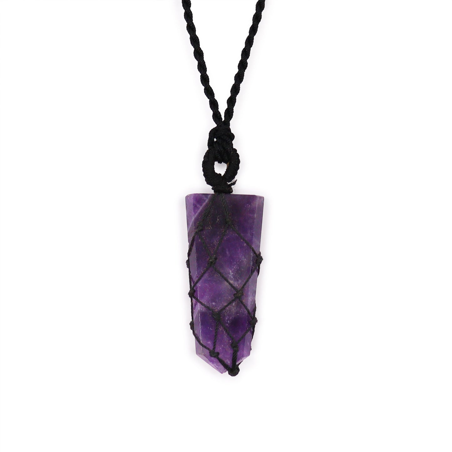 Flat Crystal Lace Crystal Necklace