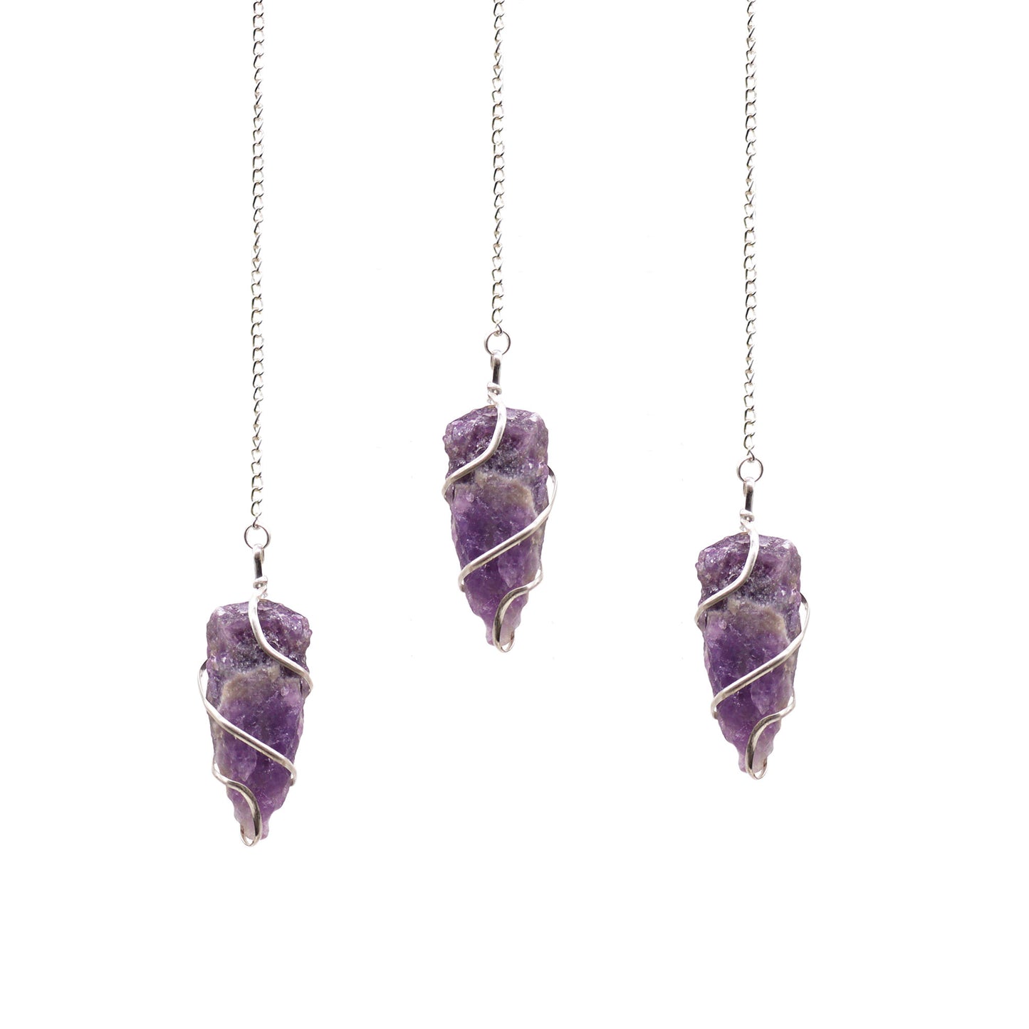 Raw Crystal Pendulum