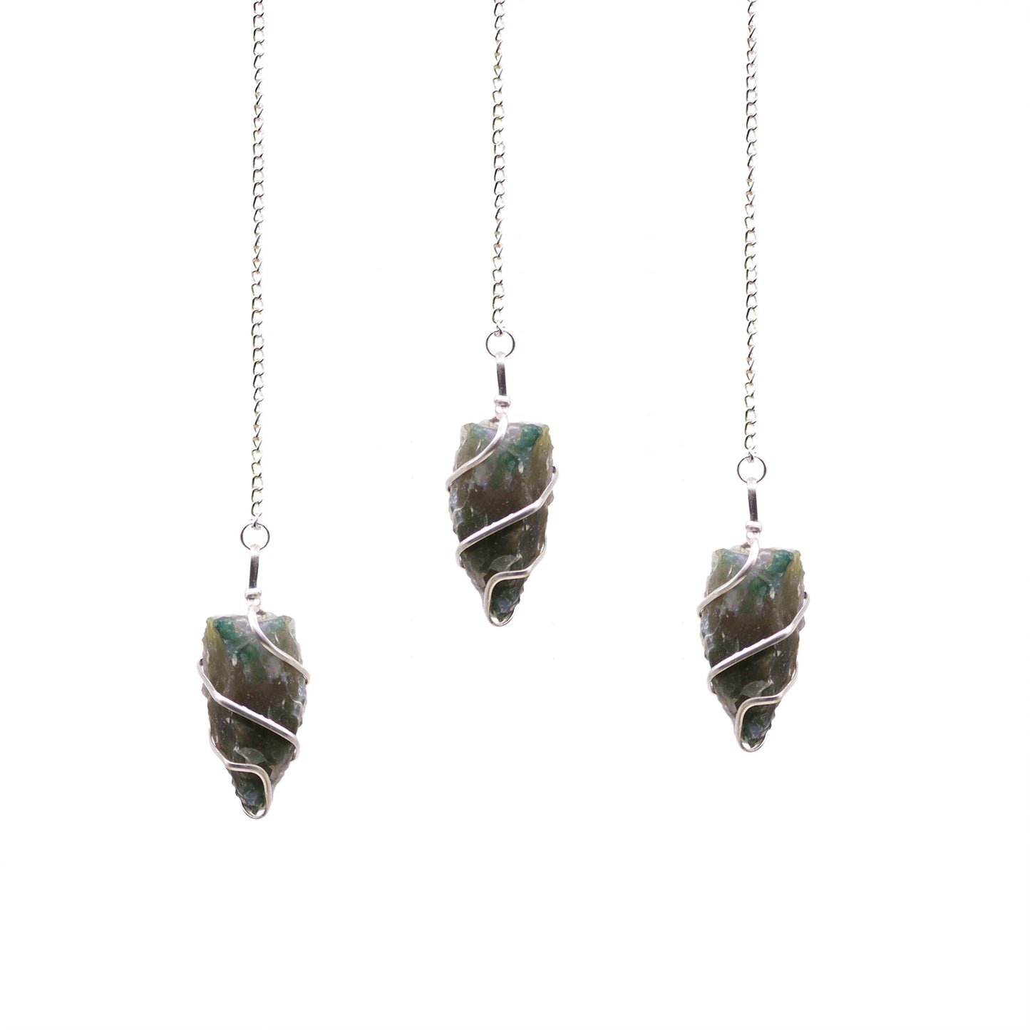 Raw Crystal Pendulum