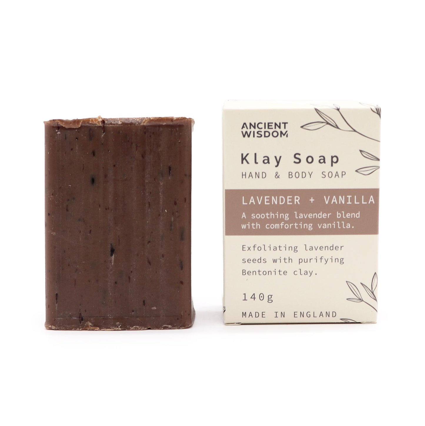 Lavender & Vanilla Klay Soap Bar