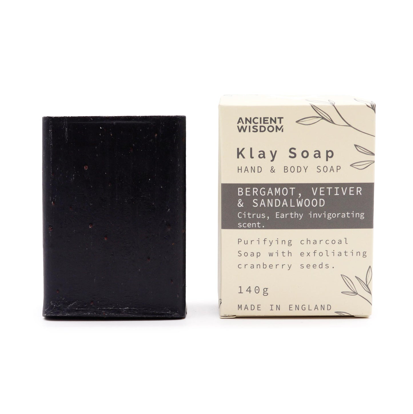 Bergamot & Sandalwood Klay Soap Bar