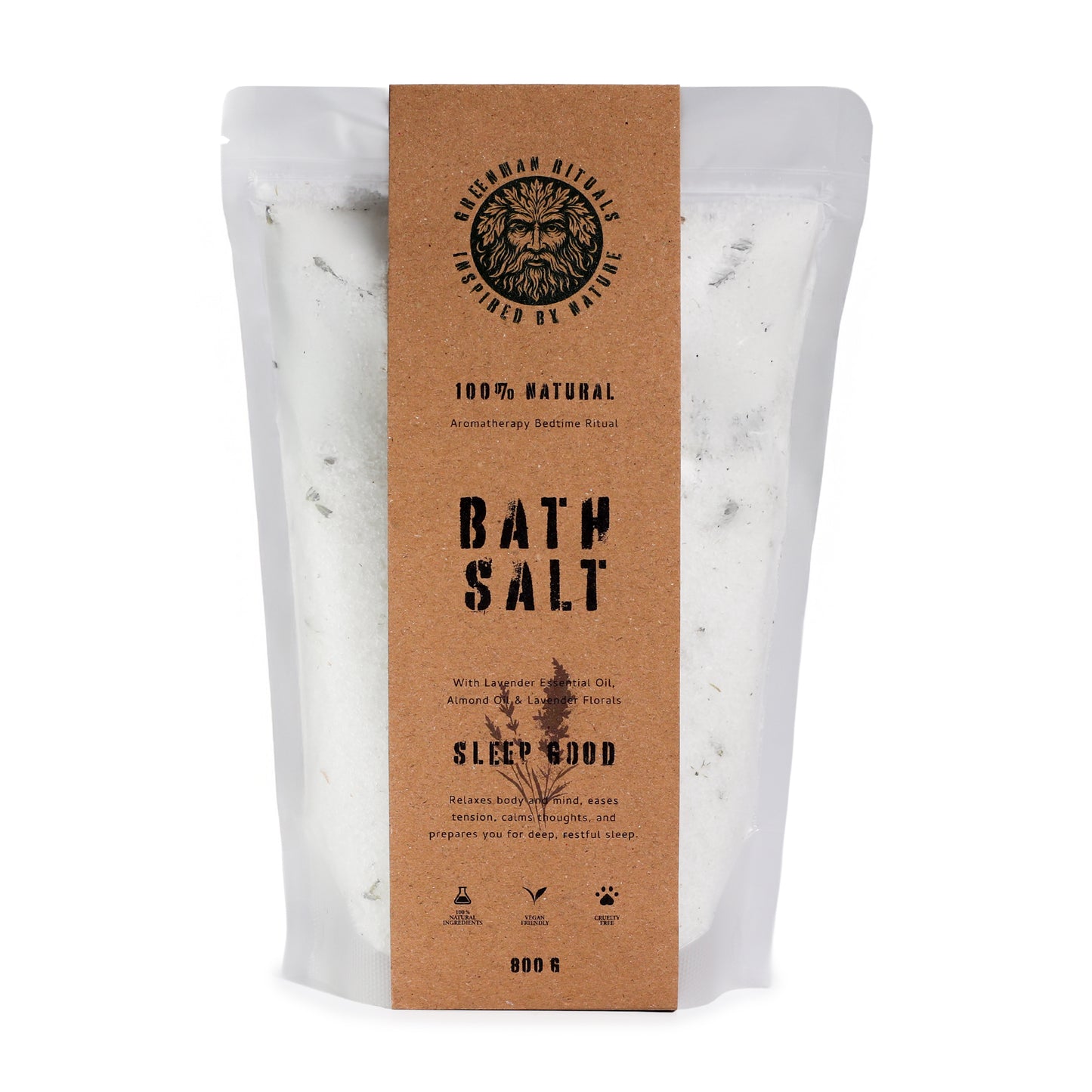 Greenman Rituals Bath Salt: Sleep Good (Lavender)