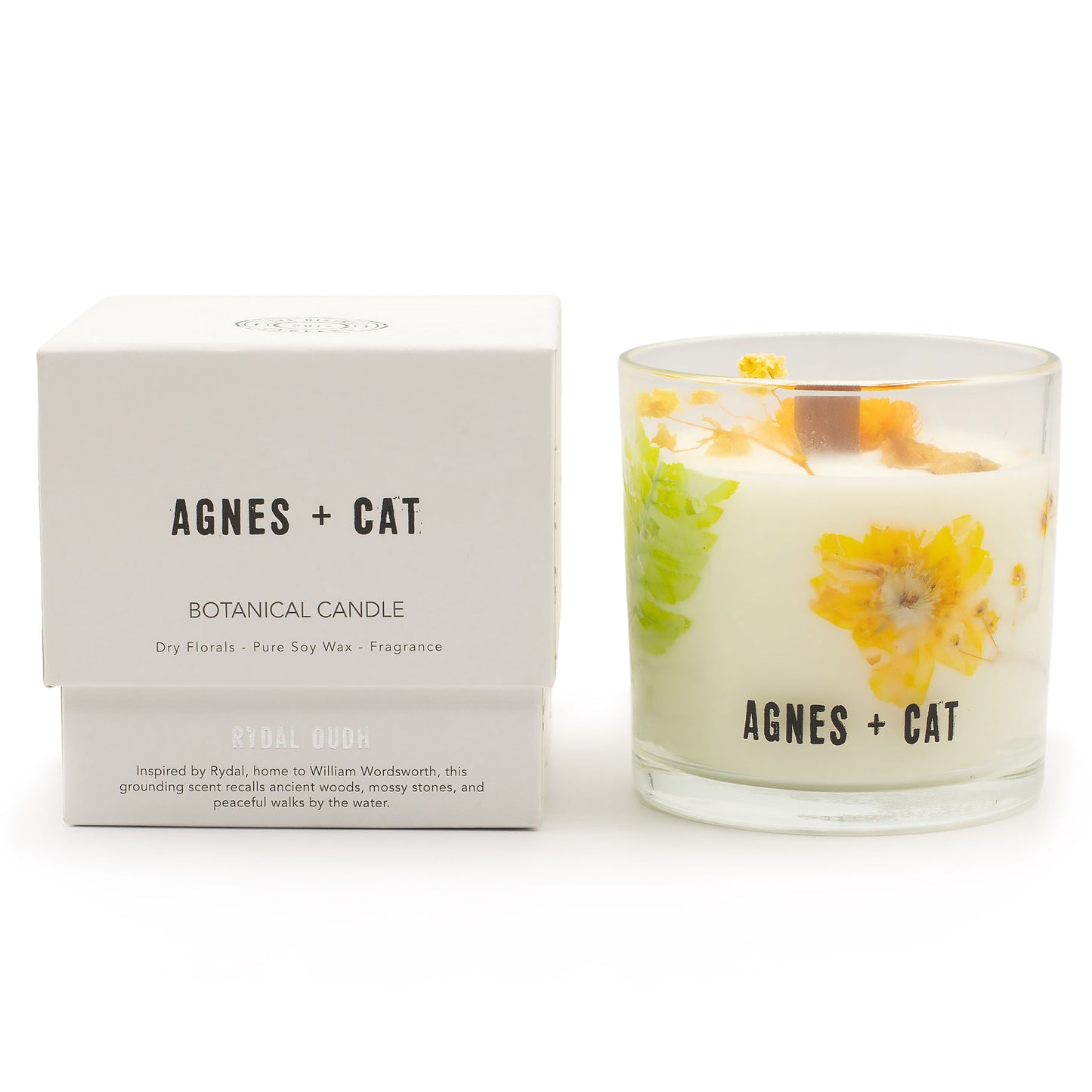Agnes & Cat Extra Large Crackle Soy Candle - Rydal Oudh