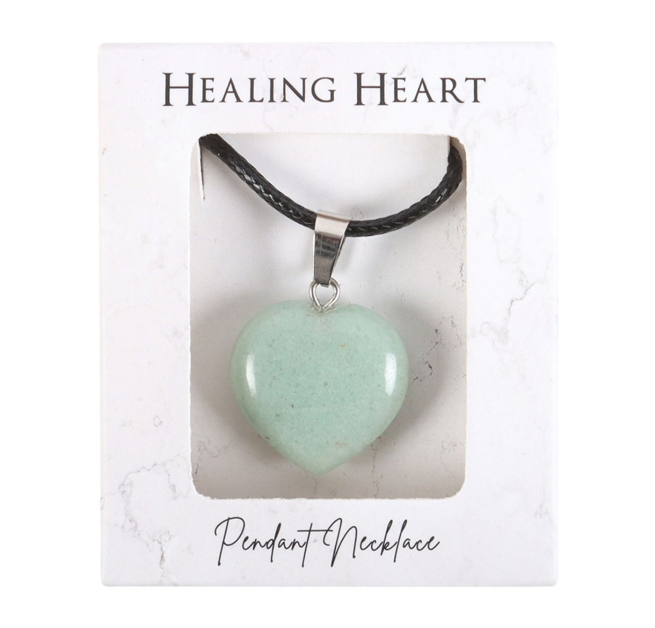 Healing Heart Crystal Pendant Necklace