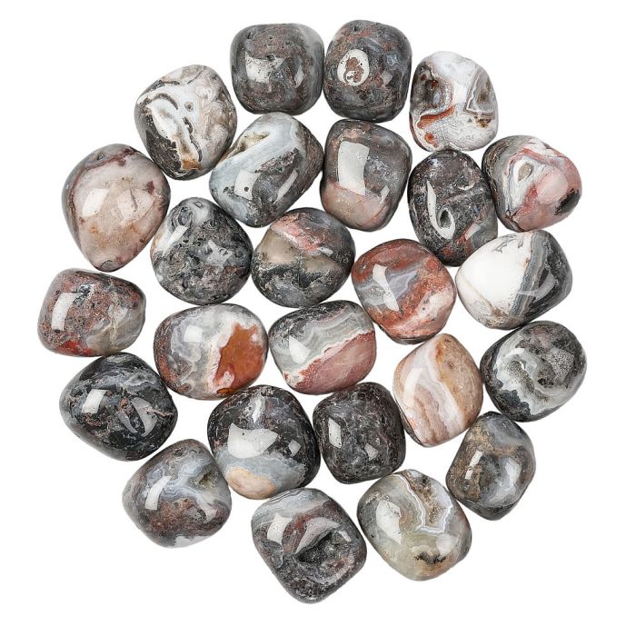 Zebra Lace Agate Tumblestone (1pc)