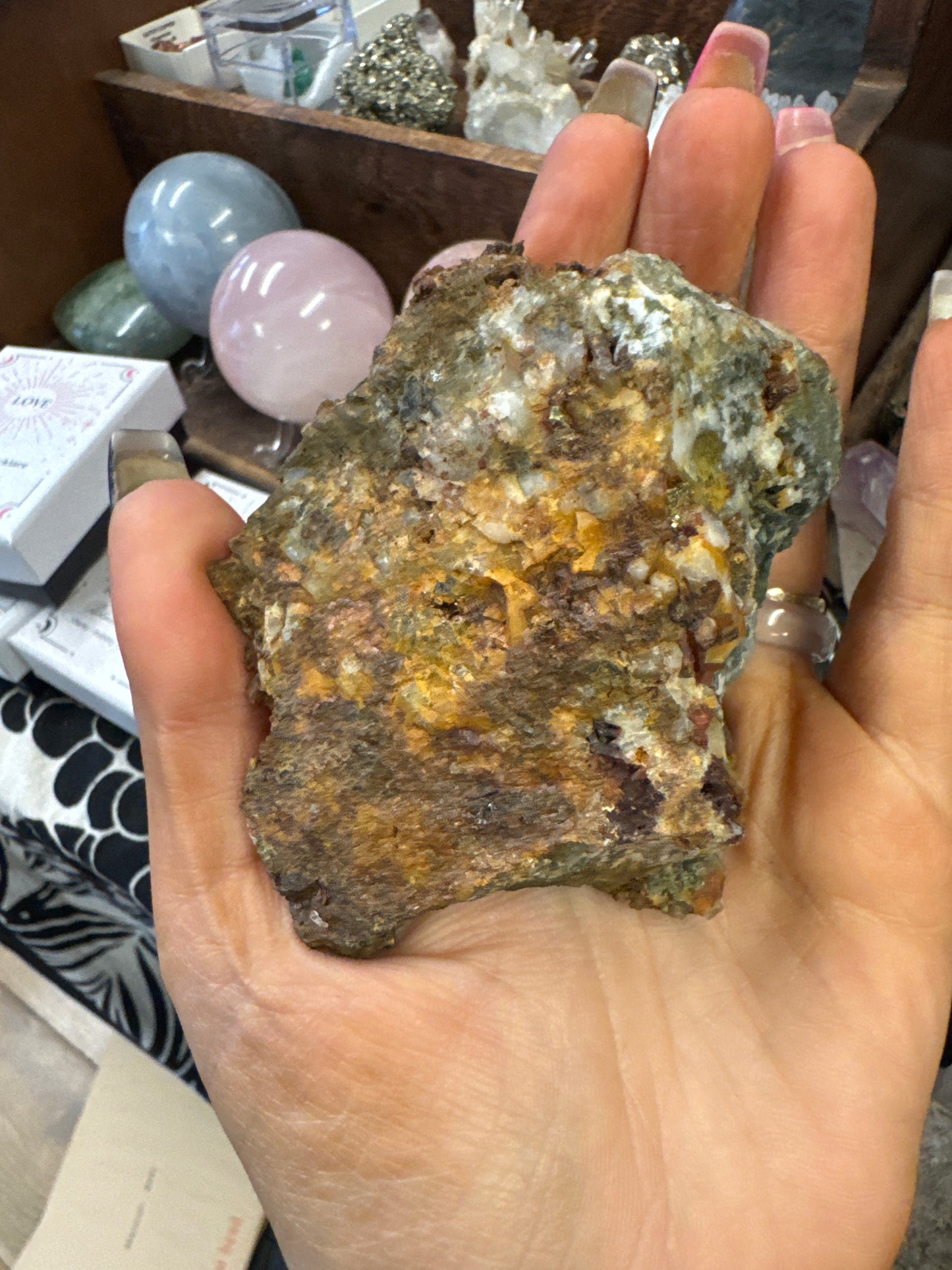 Cornish Quartz with Pyrite