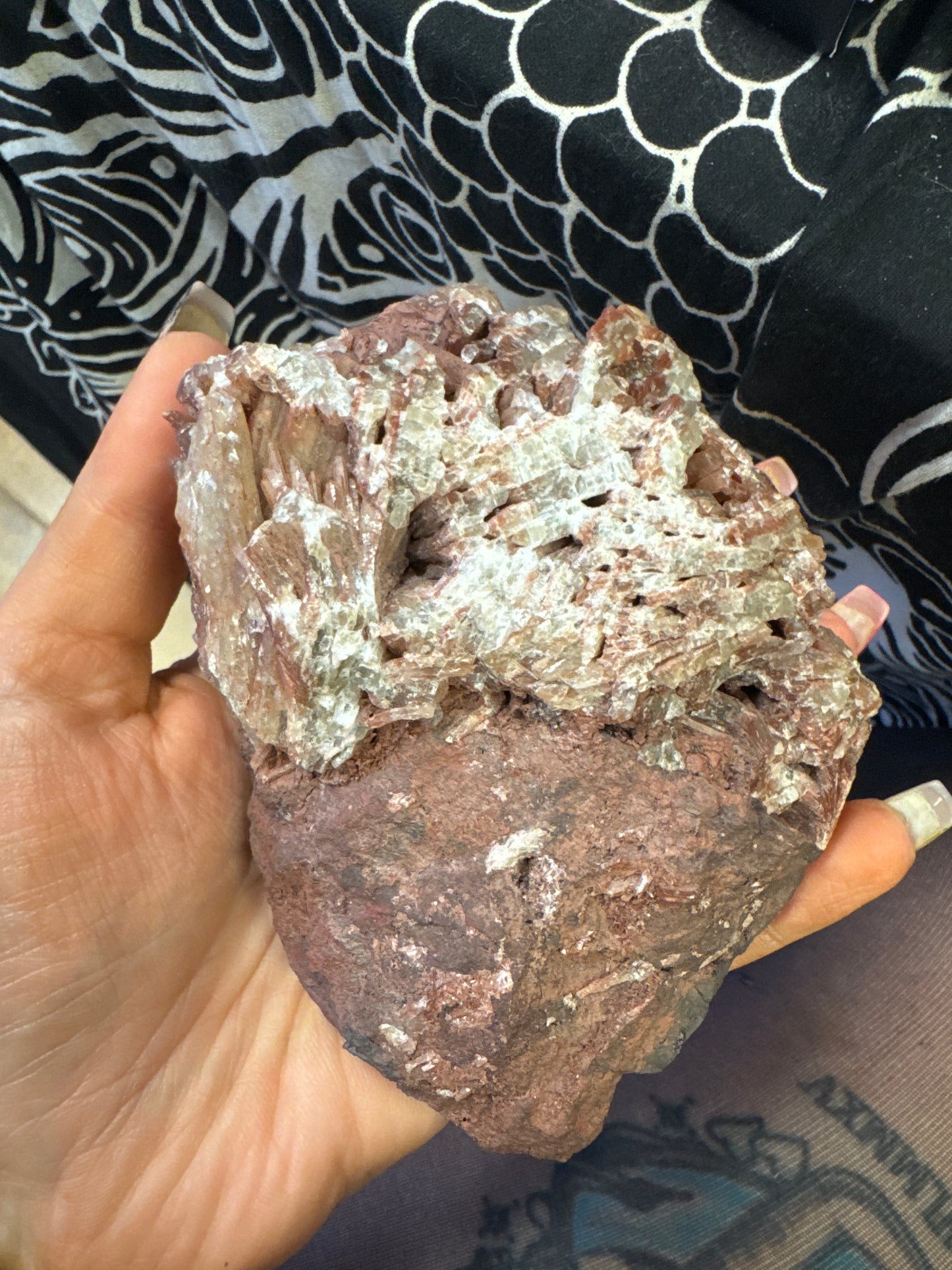 Baryte & Hematite on Iron Ore