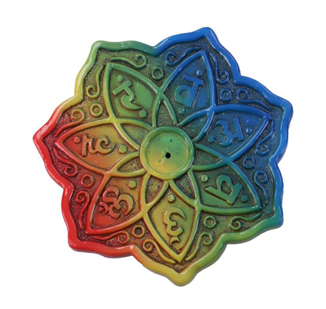 Rainbow Mandala Incense Holder