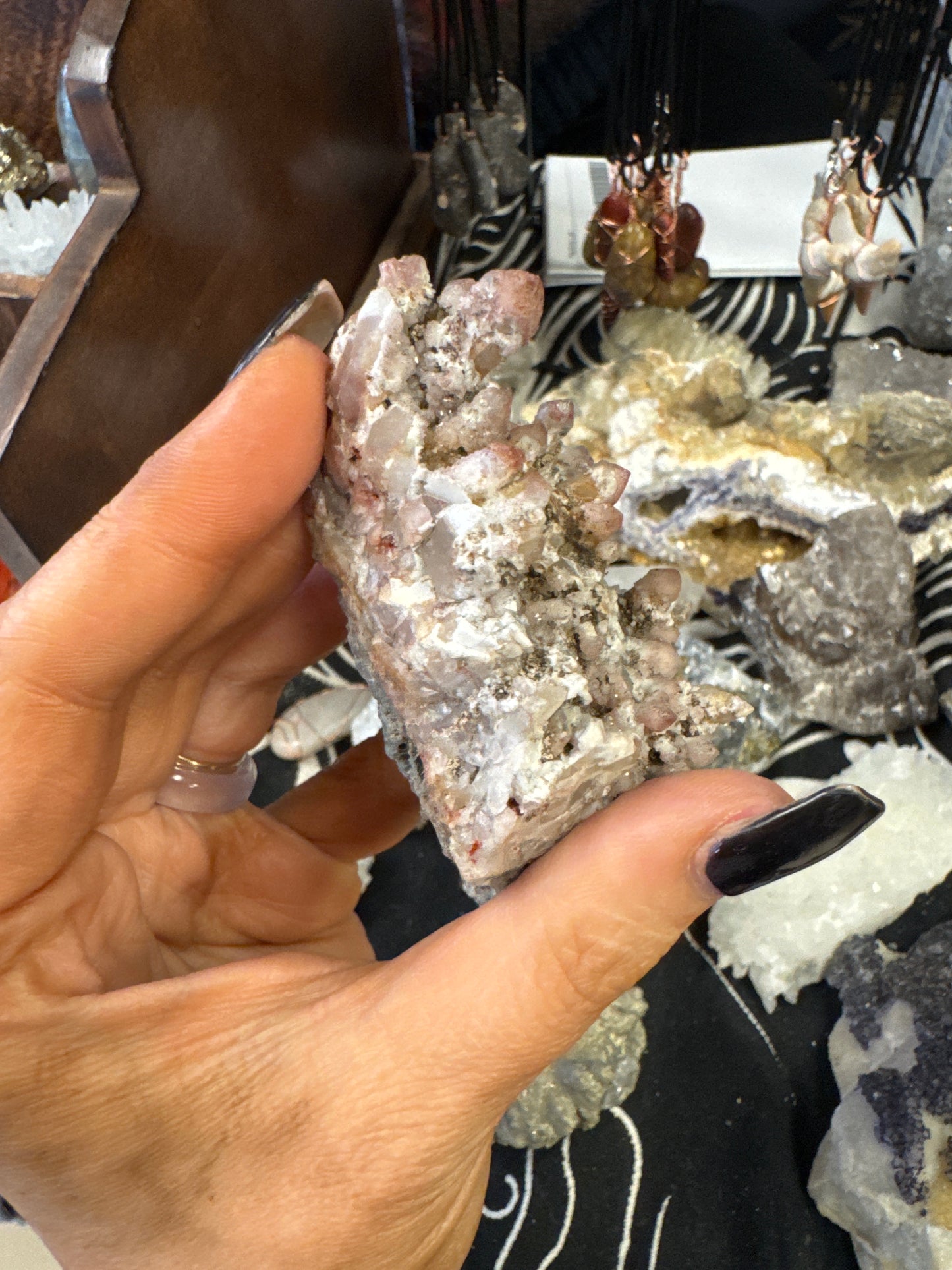 Quartz & Amethyst Red Cluster