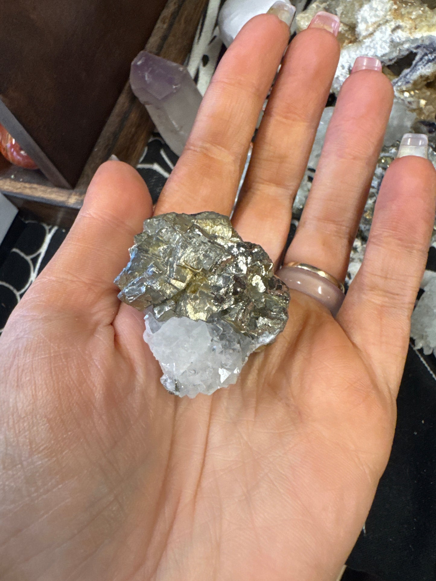 Pyrite & Quartz Chunk