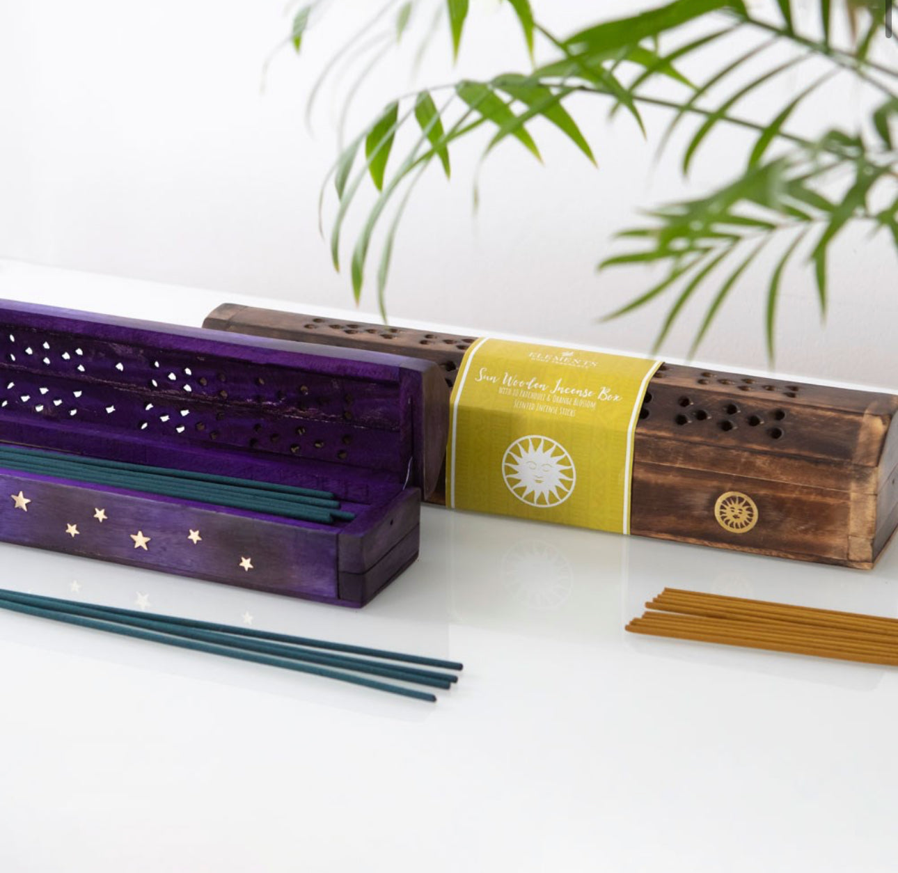 Star Bergamot Purple Incense Box