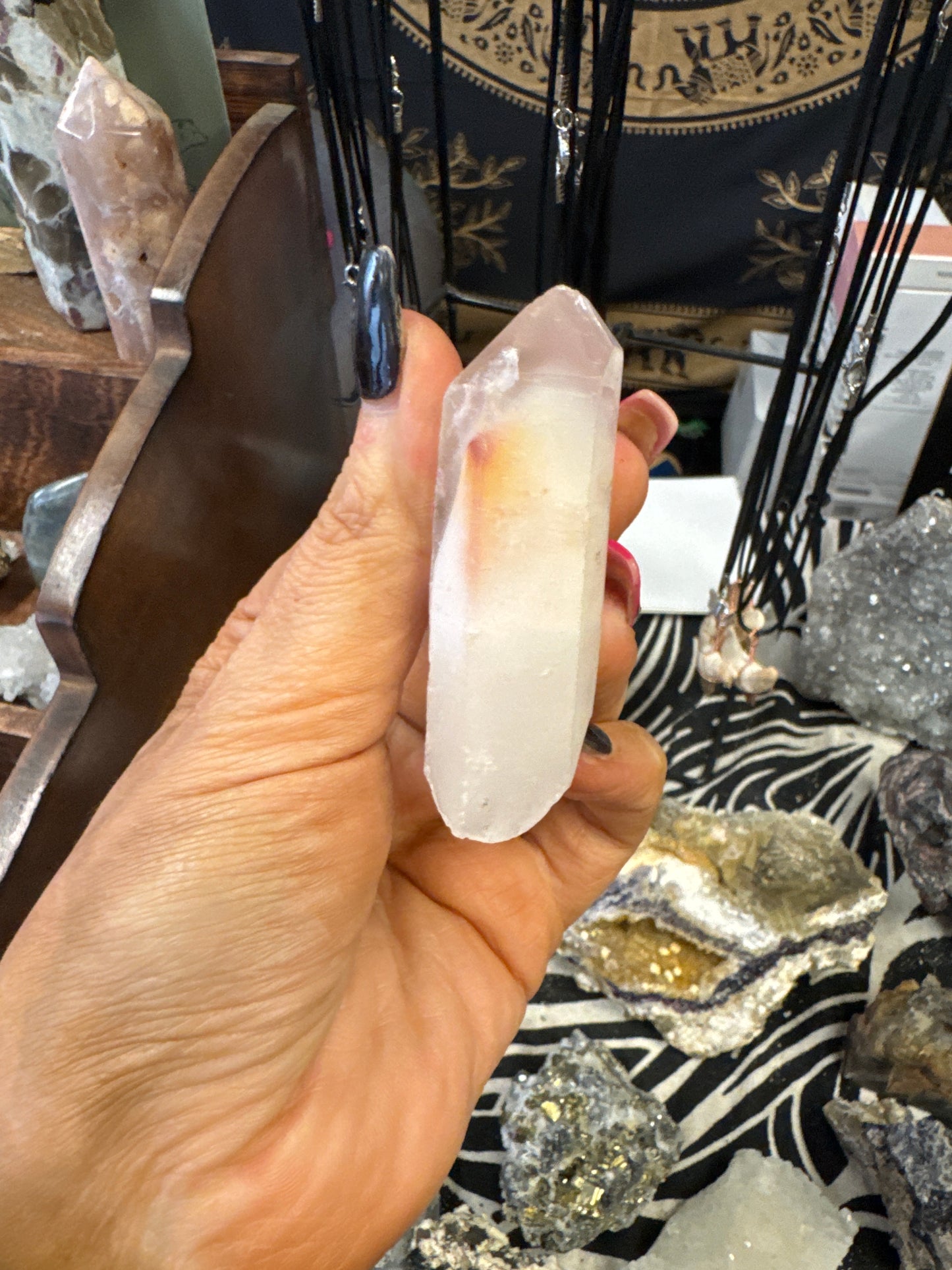 Quartz with Citrine Inclusion