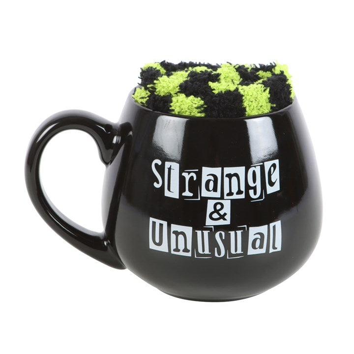 Strange & Unusual Gothic Mug & Socks Set