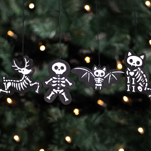 Creepy Skeleton Cookie Ornament