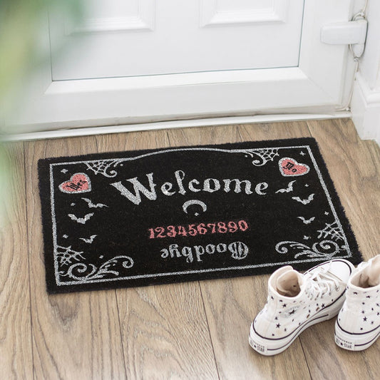 Pink & Black Talking Board Doormat