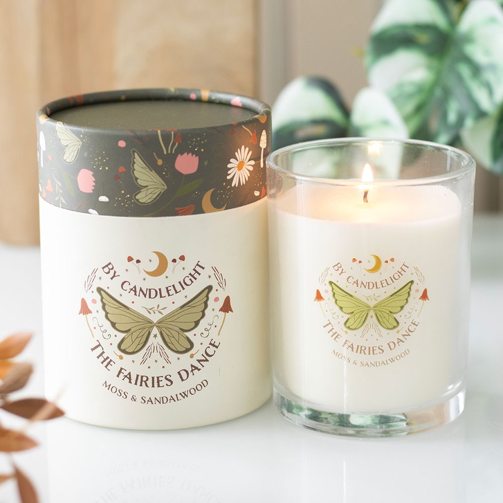 Fairy Wing Moss & Sandalwood Jar Candle