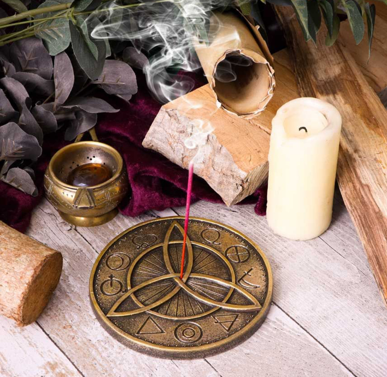 Triquetra Incense Burner 12.5cm