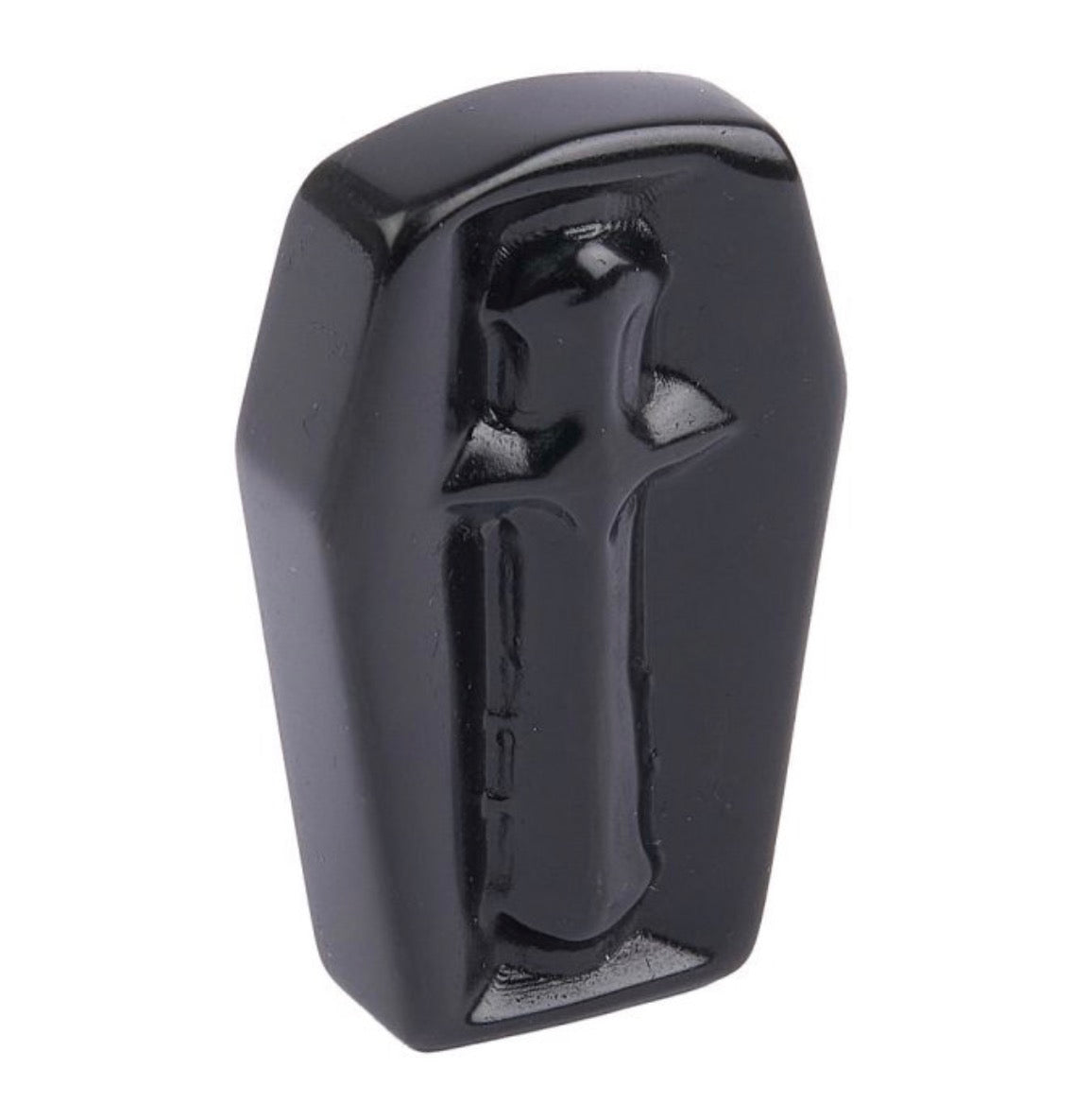 Black Obsidian Coffin 60mm