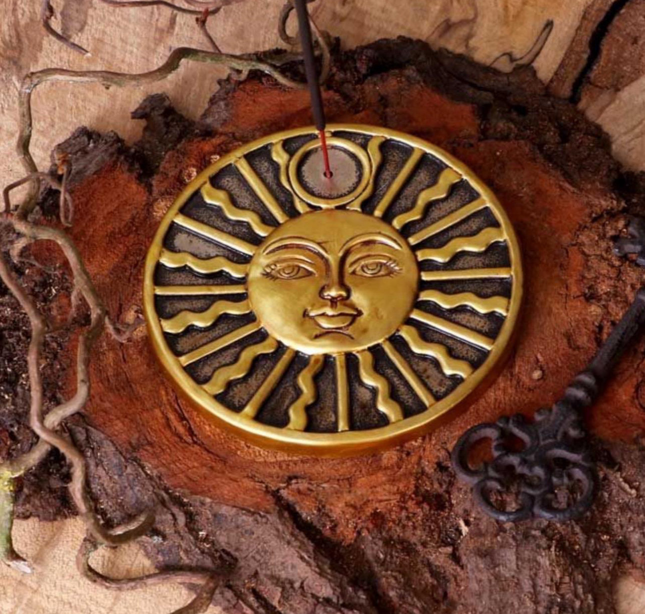 Solar Spirit Resin Incense Holder