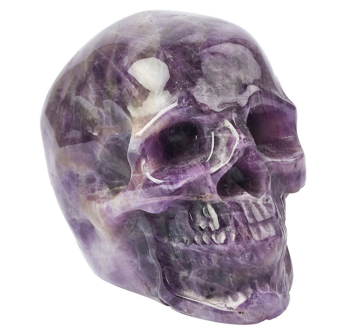 Dog Tooth Amethyst Skull 50mm