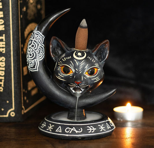 Black Cat Moon Backflow Burner