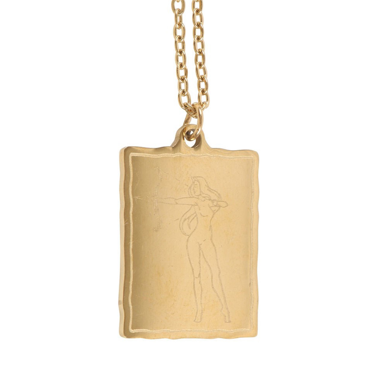 Athena Goddess Pendant Necklace