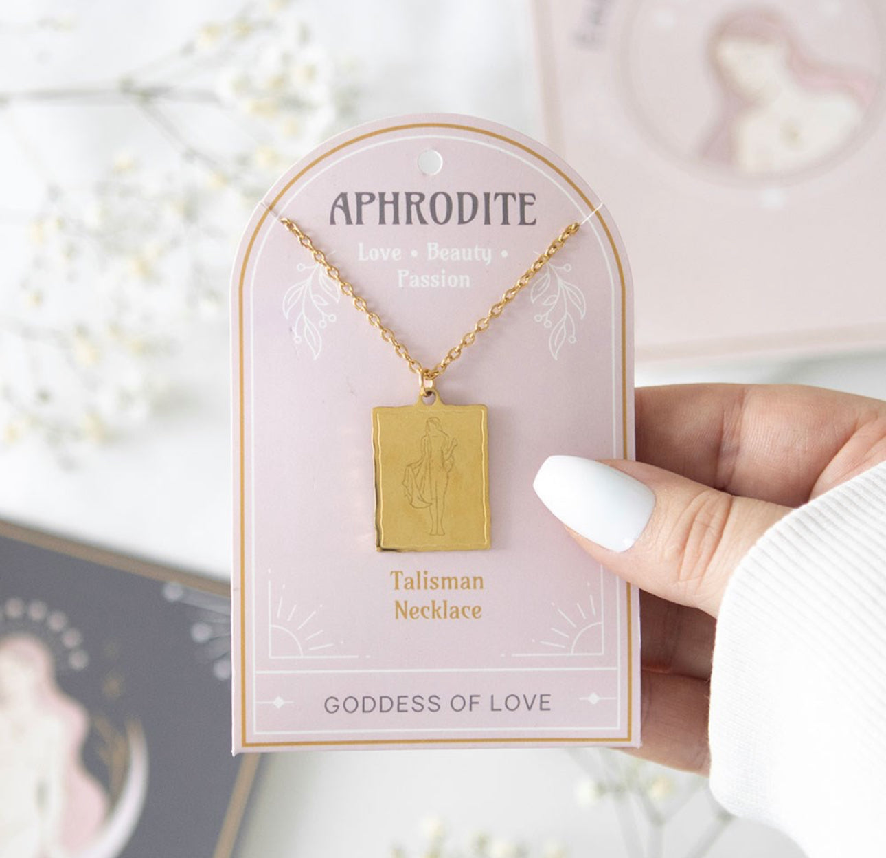 Aphrodite Goddess Pendant Necklace