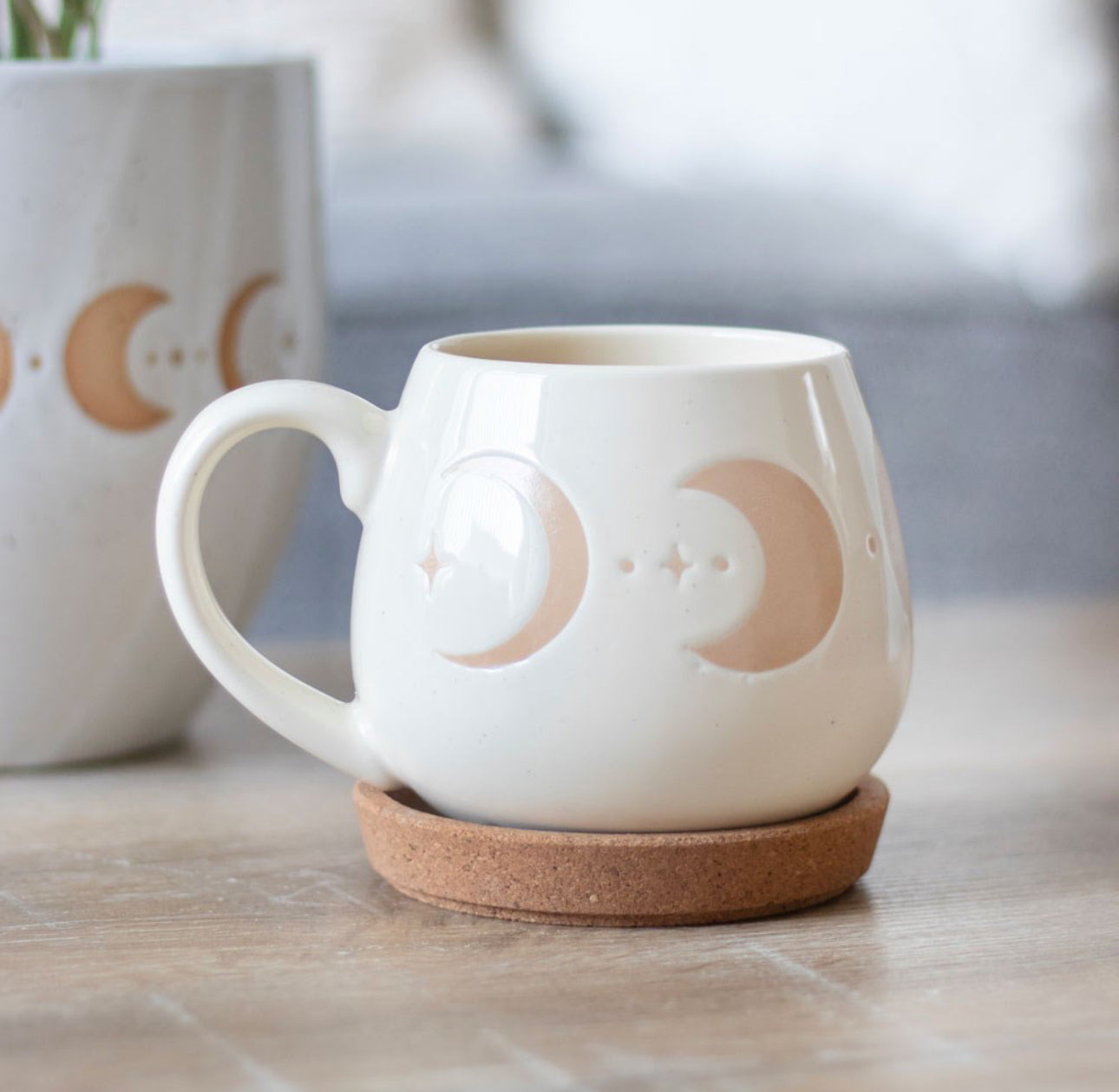 Moon Phases Rounded Mug