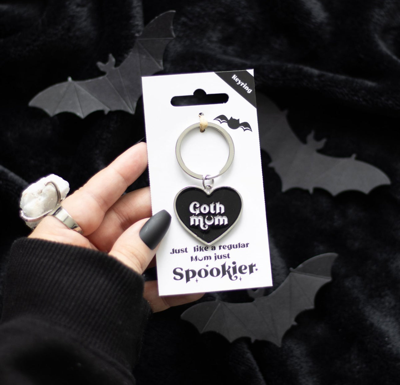 Goth Mum Keyring
