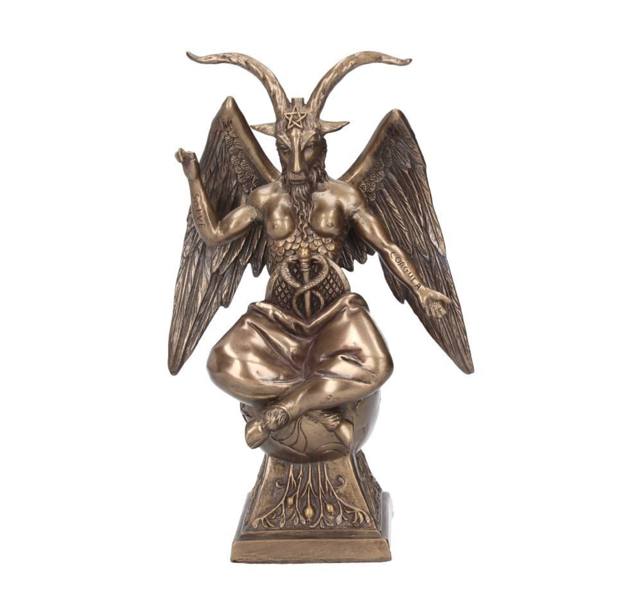 Bronzed Baphomet 24cm