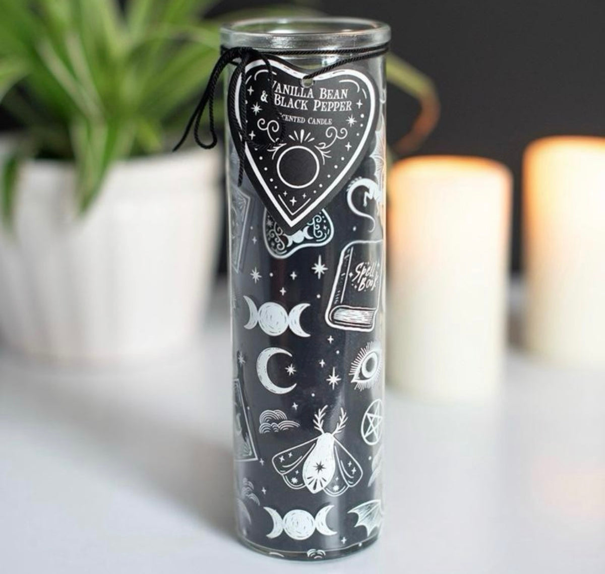 Vanilla Bean & Black Pepper Scented Tube Candle