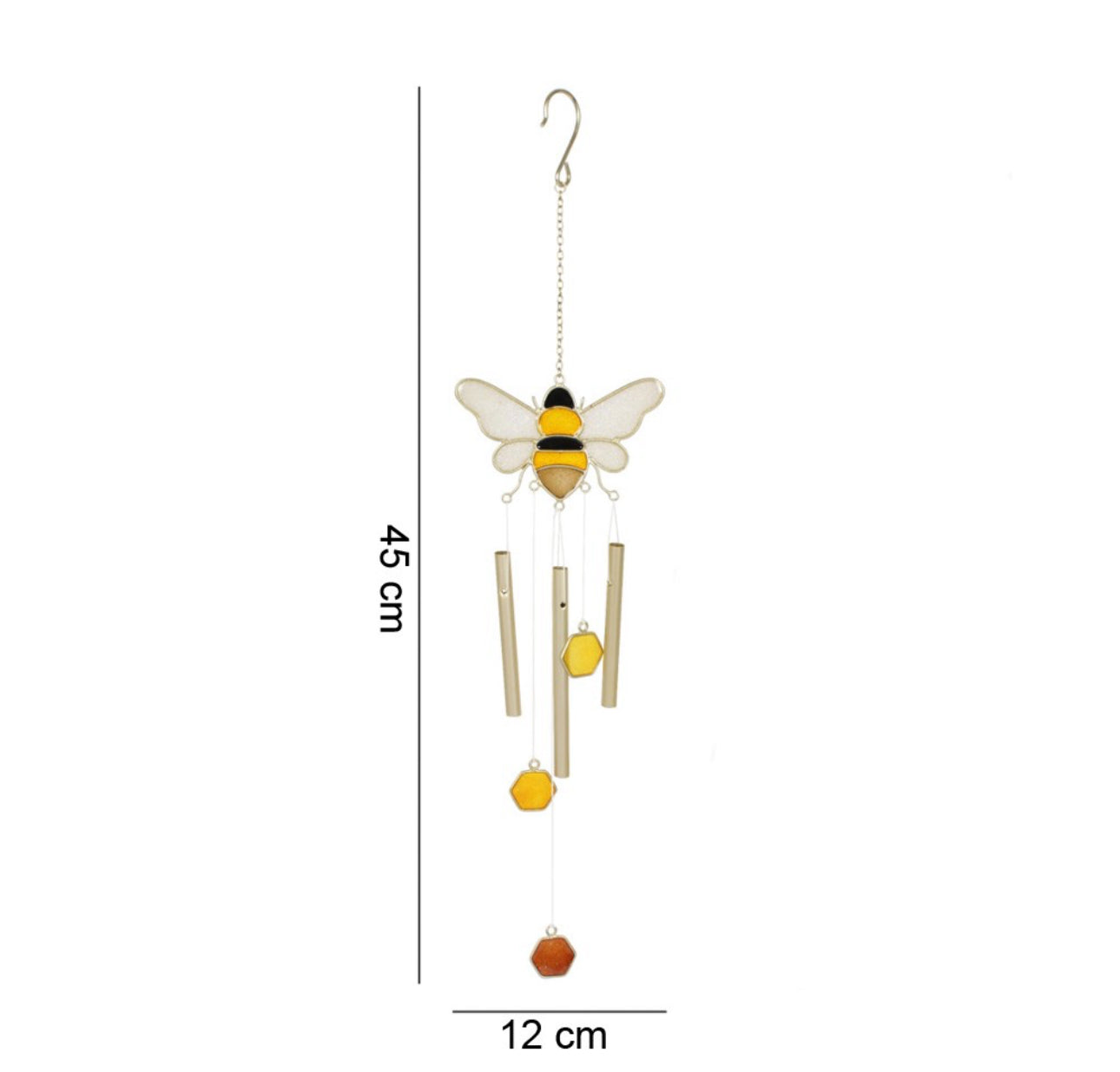 Bee & Honeycomb Windchime