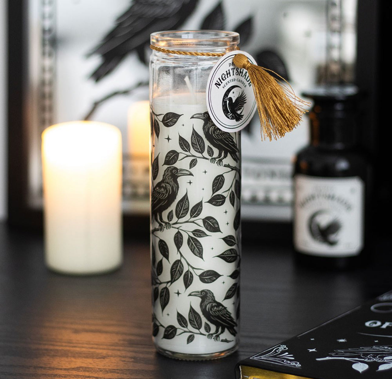Mystic Raven Nightshade Scented Tube Candle