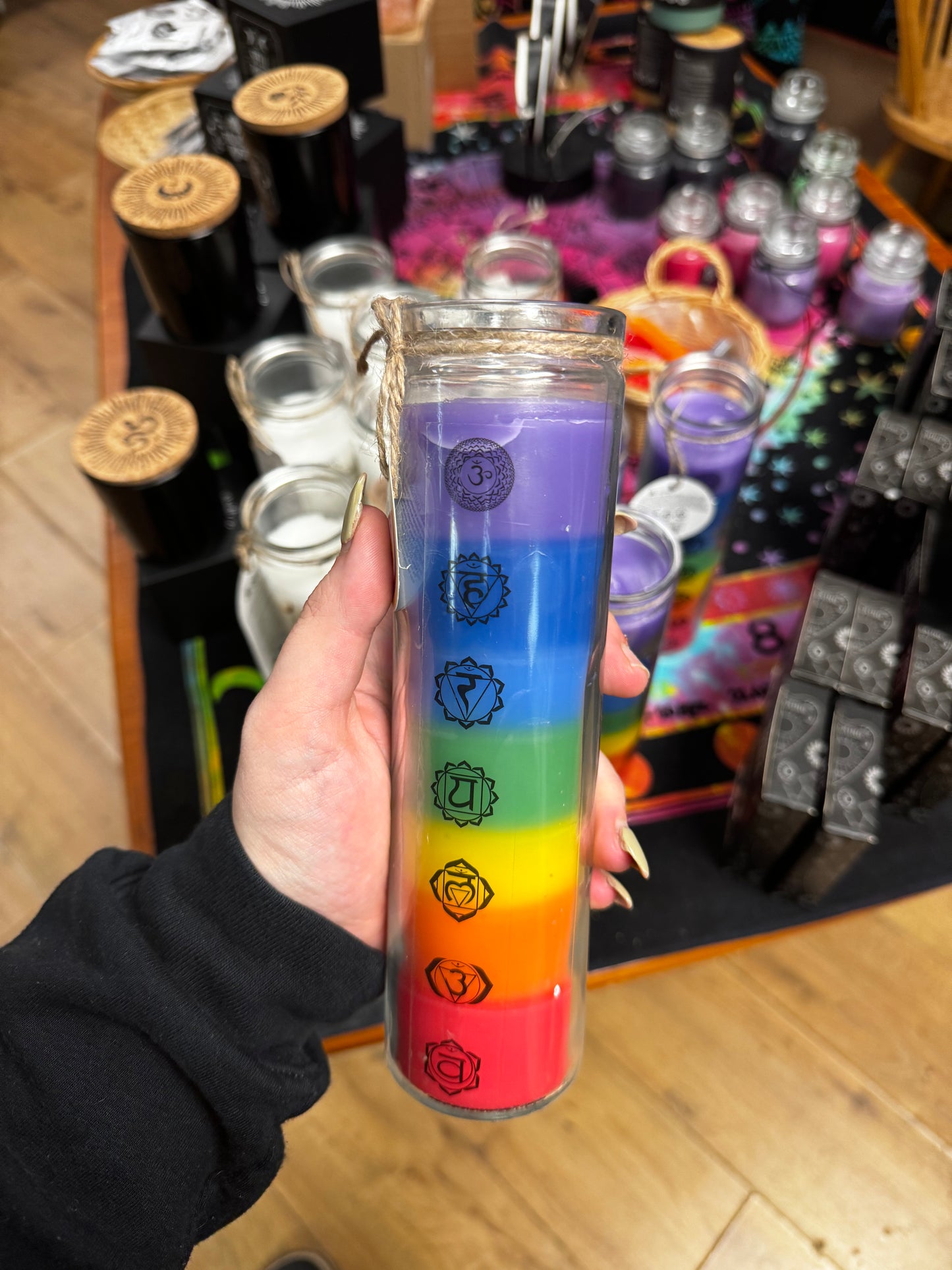 Tall Chakra Candle