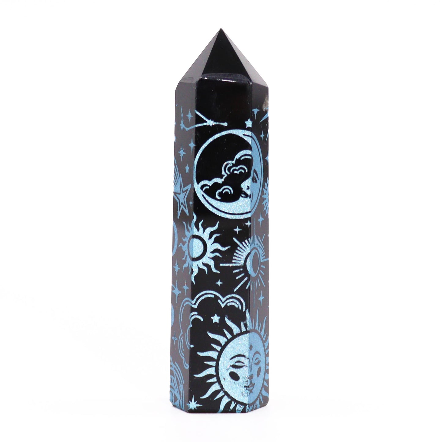 Black Obsidian Point Mystic Story Design