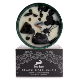 Hop Hare Crystal Magic Floral Candle