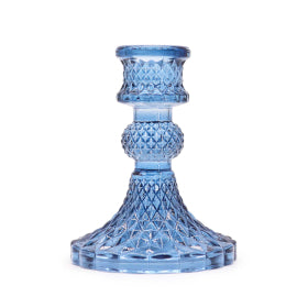 Vintage Glass Dinner Candle Holder