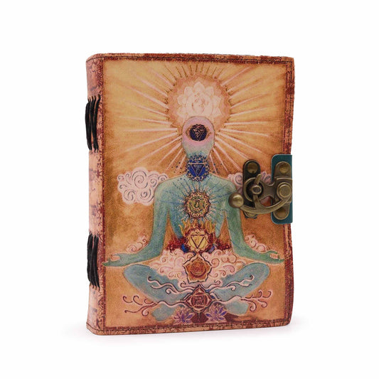 Leather Buddha Seven Chakra Journal