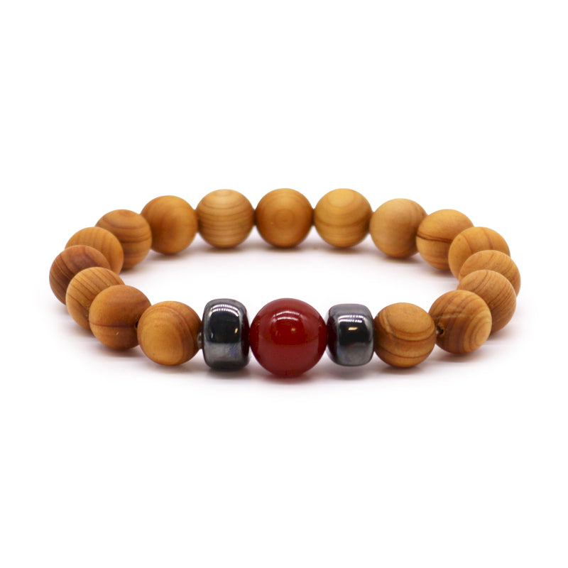 Cedarwood Chakra Bangle