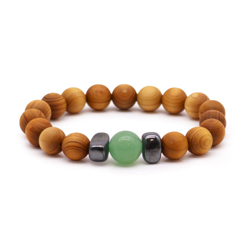 Cedarwood Chakra Bangle