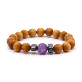 Cedarwood Chakra Bangle