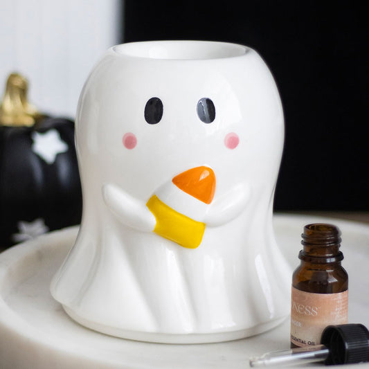 Candy Corn Ghost Oil Burner & Wax Warmer