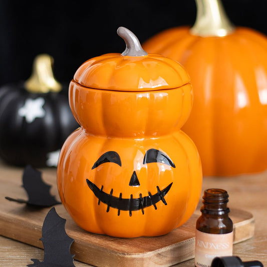 Stacked Pumpkin Oil Burner & Wax Warmer