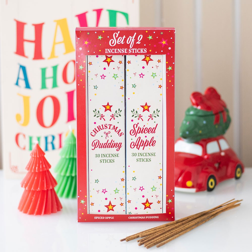 Set of Two Nostalgic Christmas Incense Packs