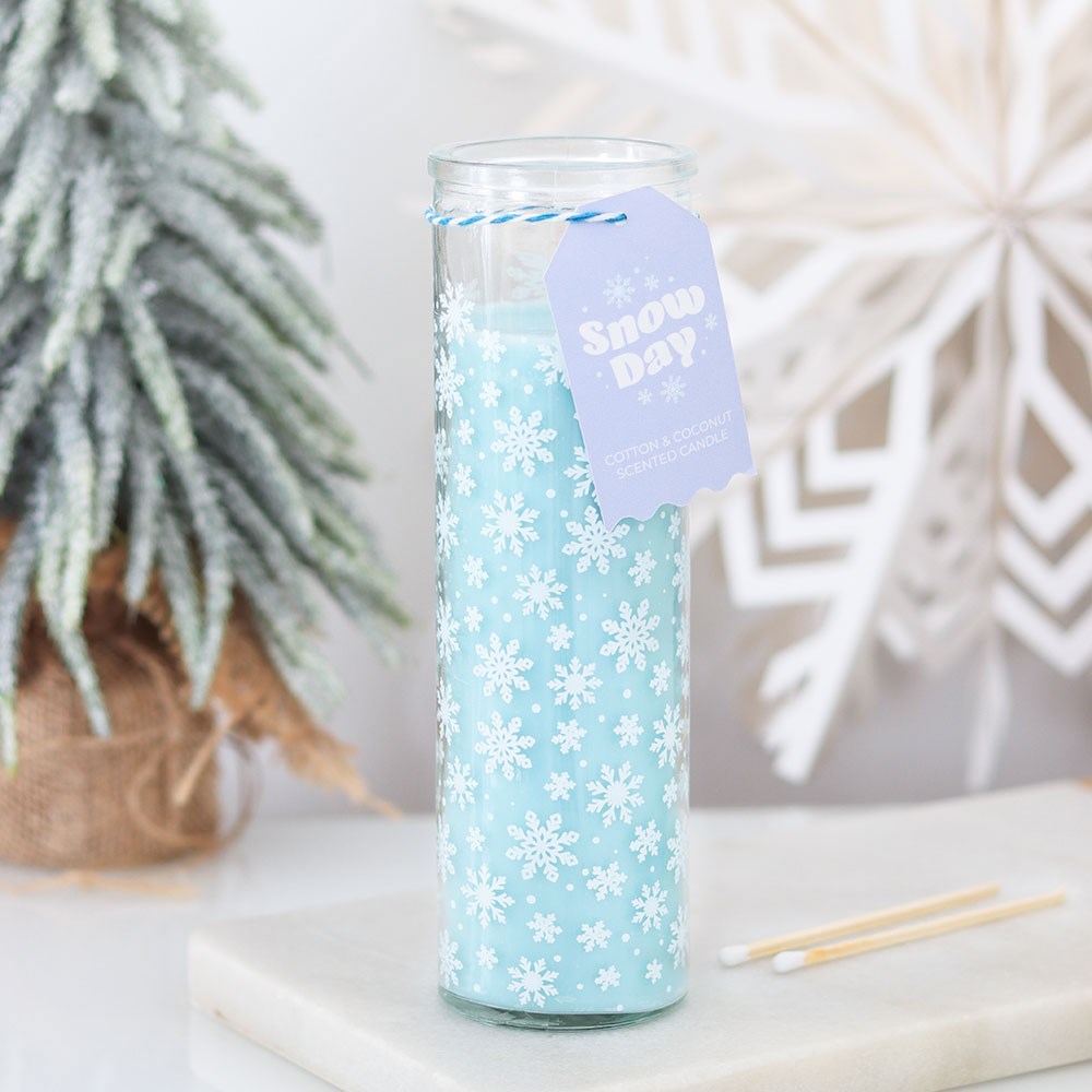 Snow Day Cotton & Coconut Tube Candle