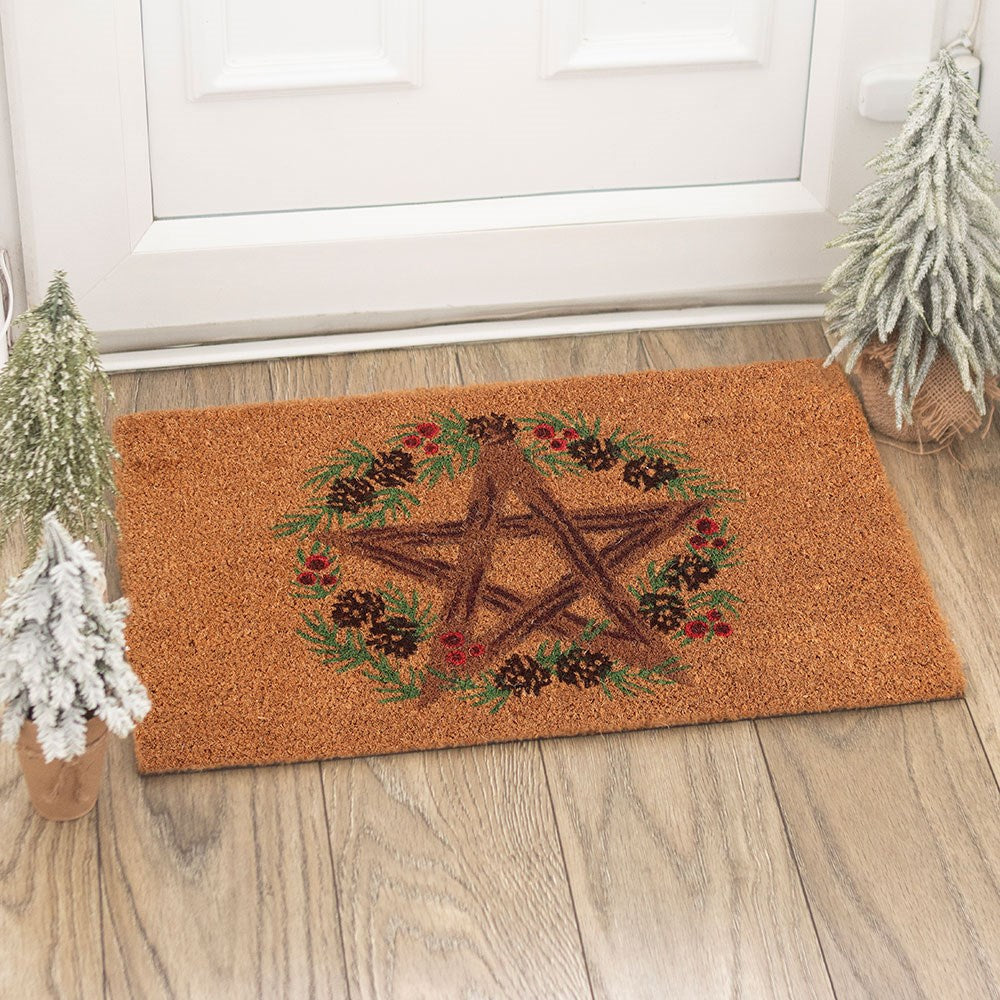 Winter Solstice Natural Doormat